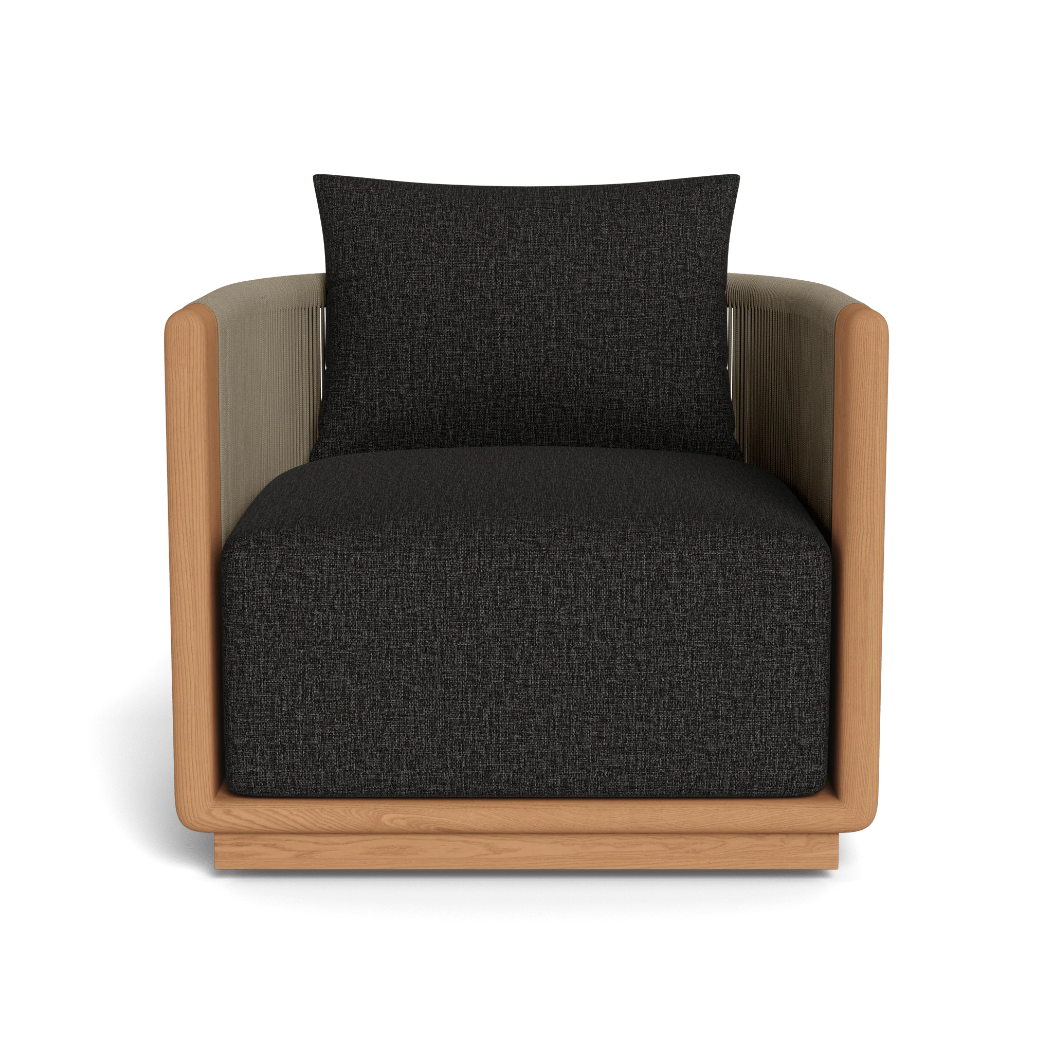 Palm Beach Teak Swivel Lounge Chair - Image 5