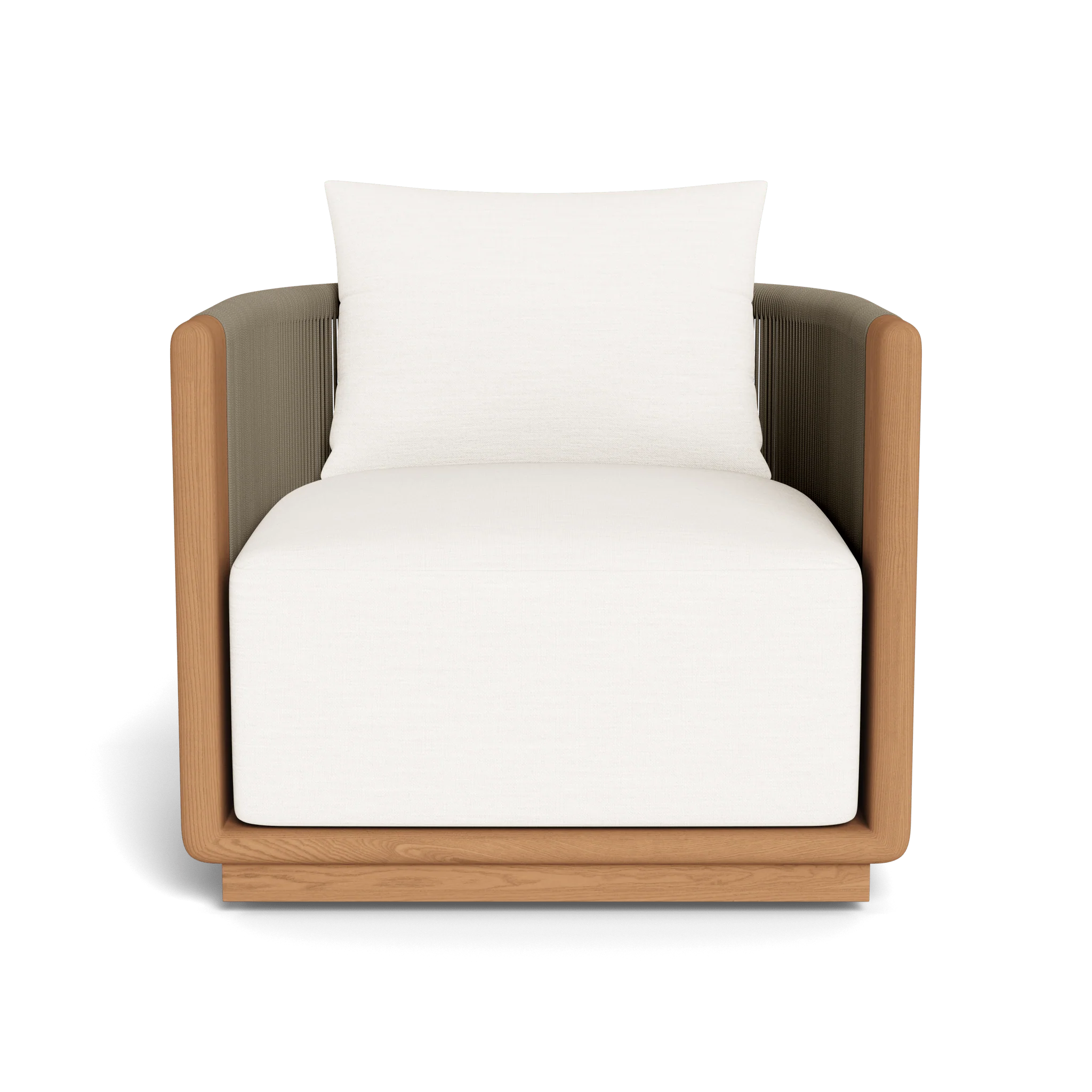 Palm Beach Teak Swivel Lounge Chair - Image 7