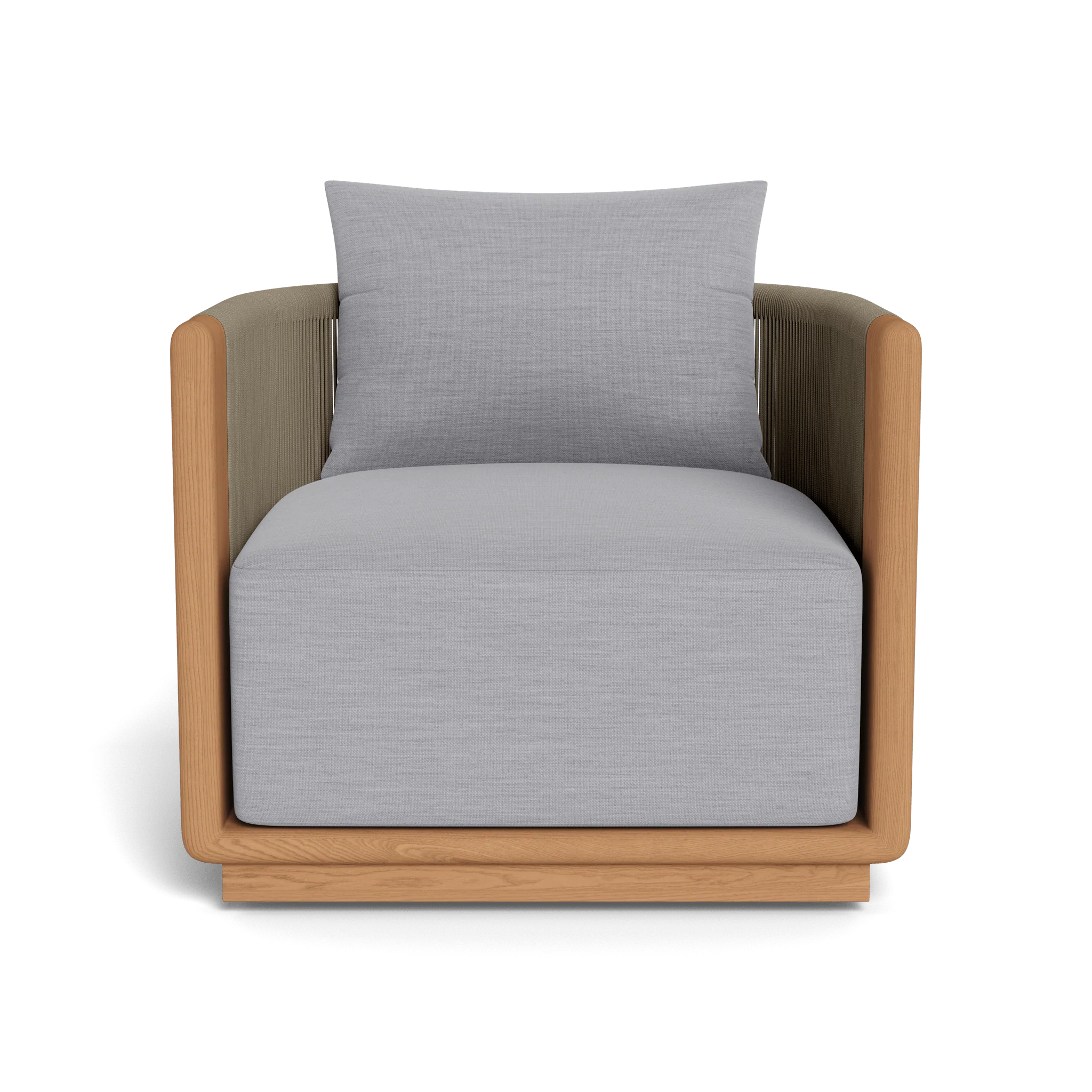 Palm Beach Teak Swivel Lounge Chair - Image 8