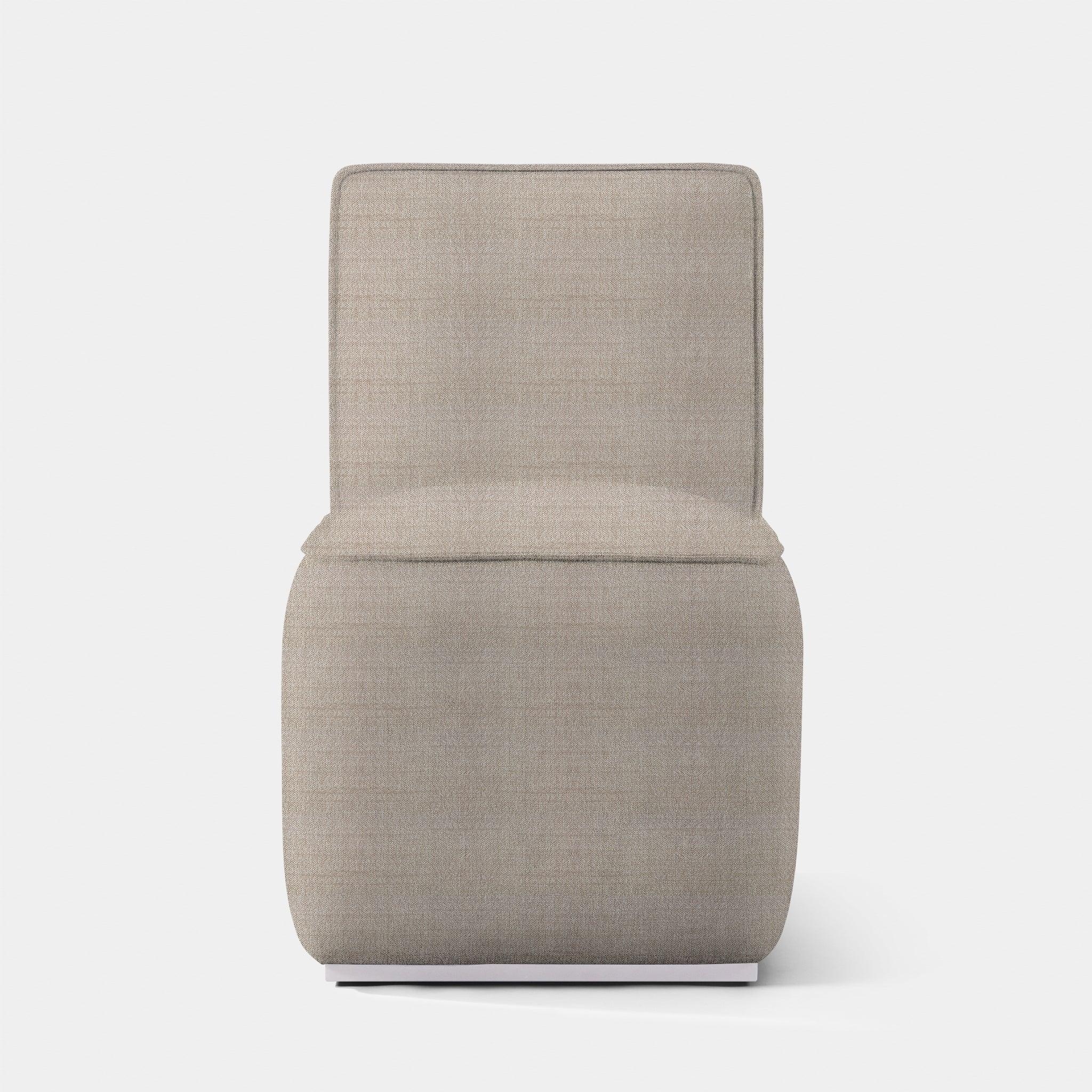 Santorini Outdoor Armless Dining Chair - Image 25