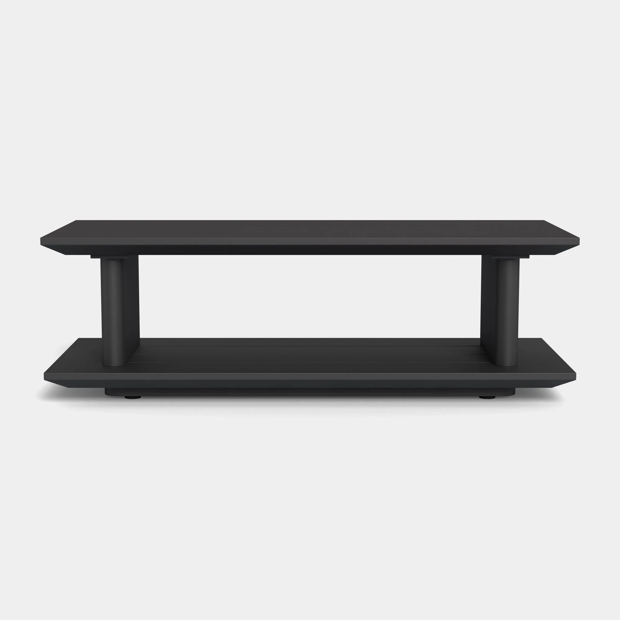 Santorini Outdoor Slatted Rectangle Side Table - Image 7