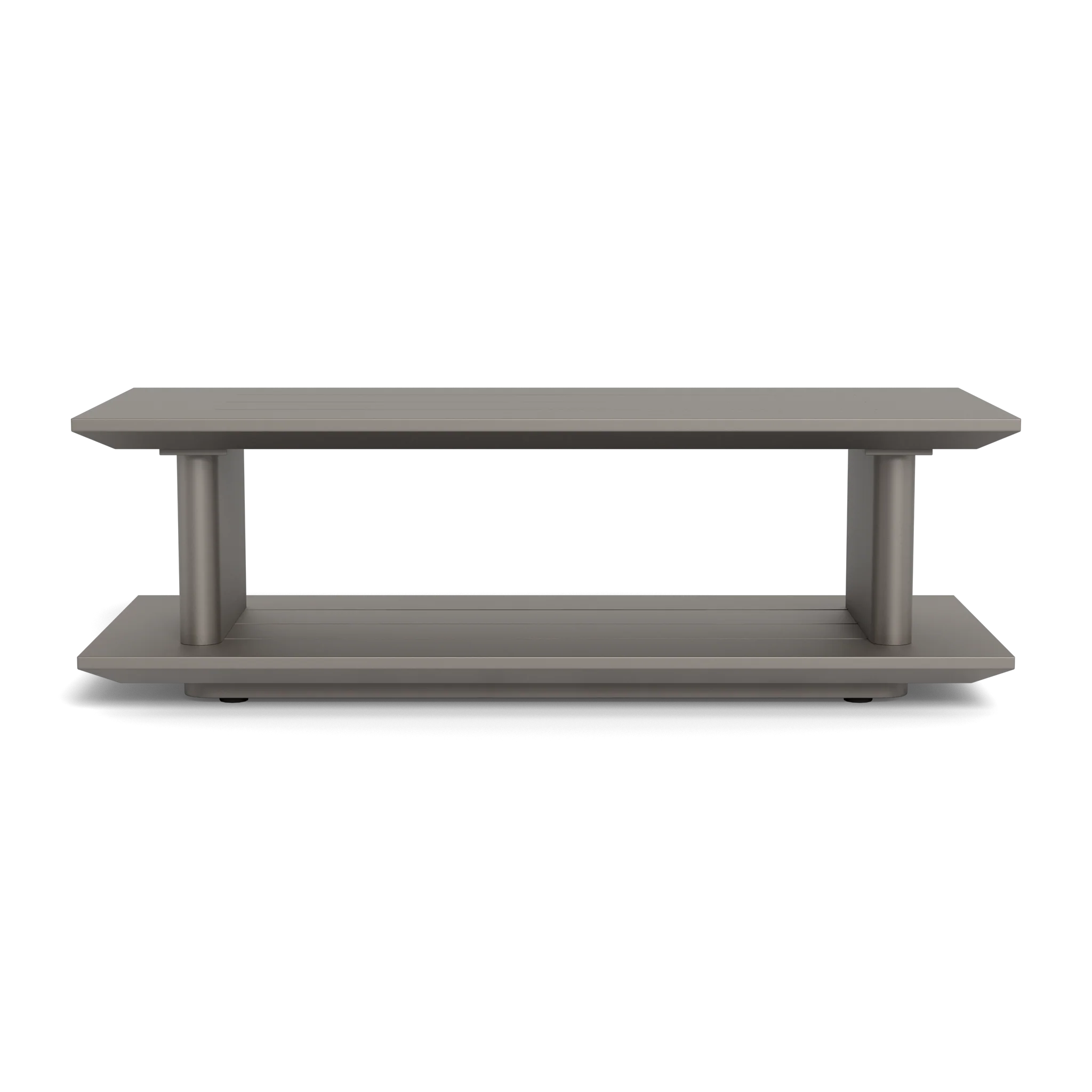 Santorini Outdoor Slatted Rectangle Side Table - Image 8