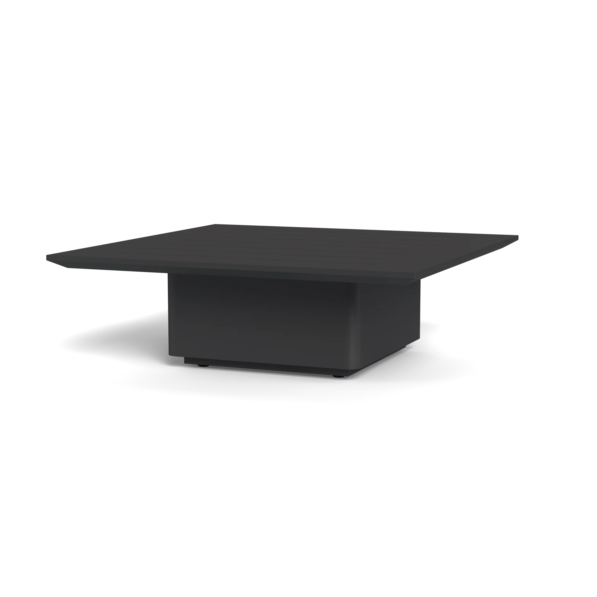 Santorini Outdoor Slatted Square Side Table - Image 2