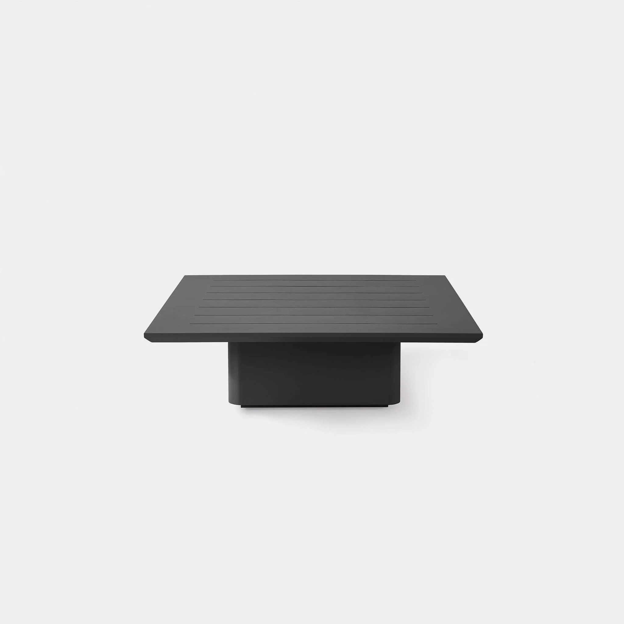 Santorini Outdoor Slatted Square Side Table - Image 3