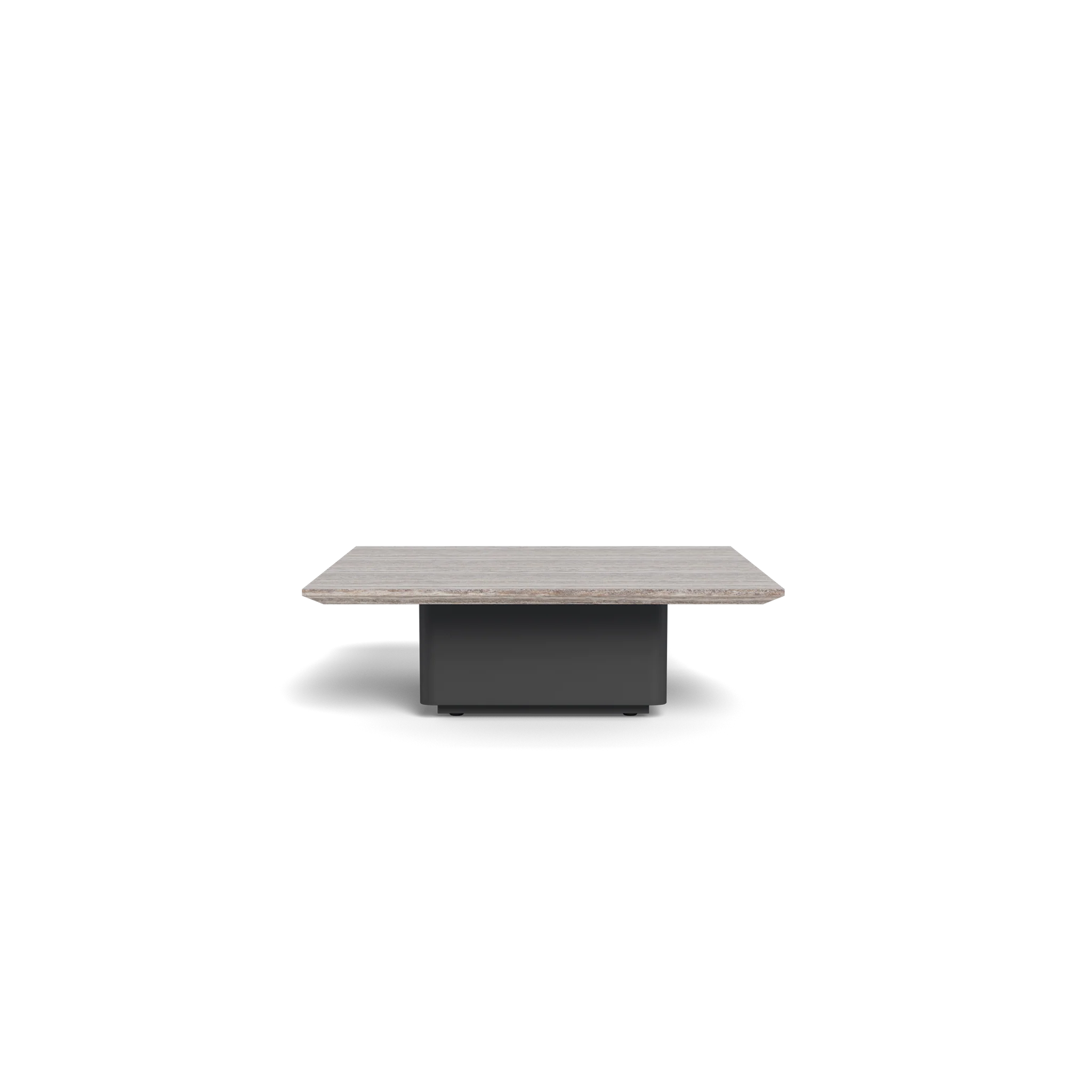 Santorini Outdoor Stone Square Side Table