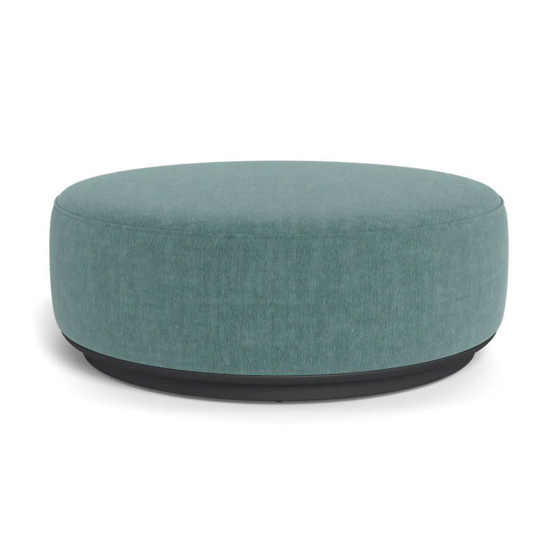 Santorini Round Coffee Table Ottoman - Image 2
