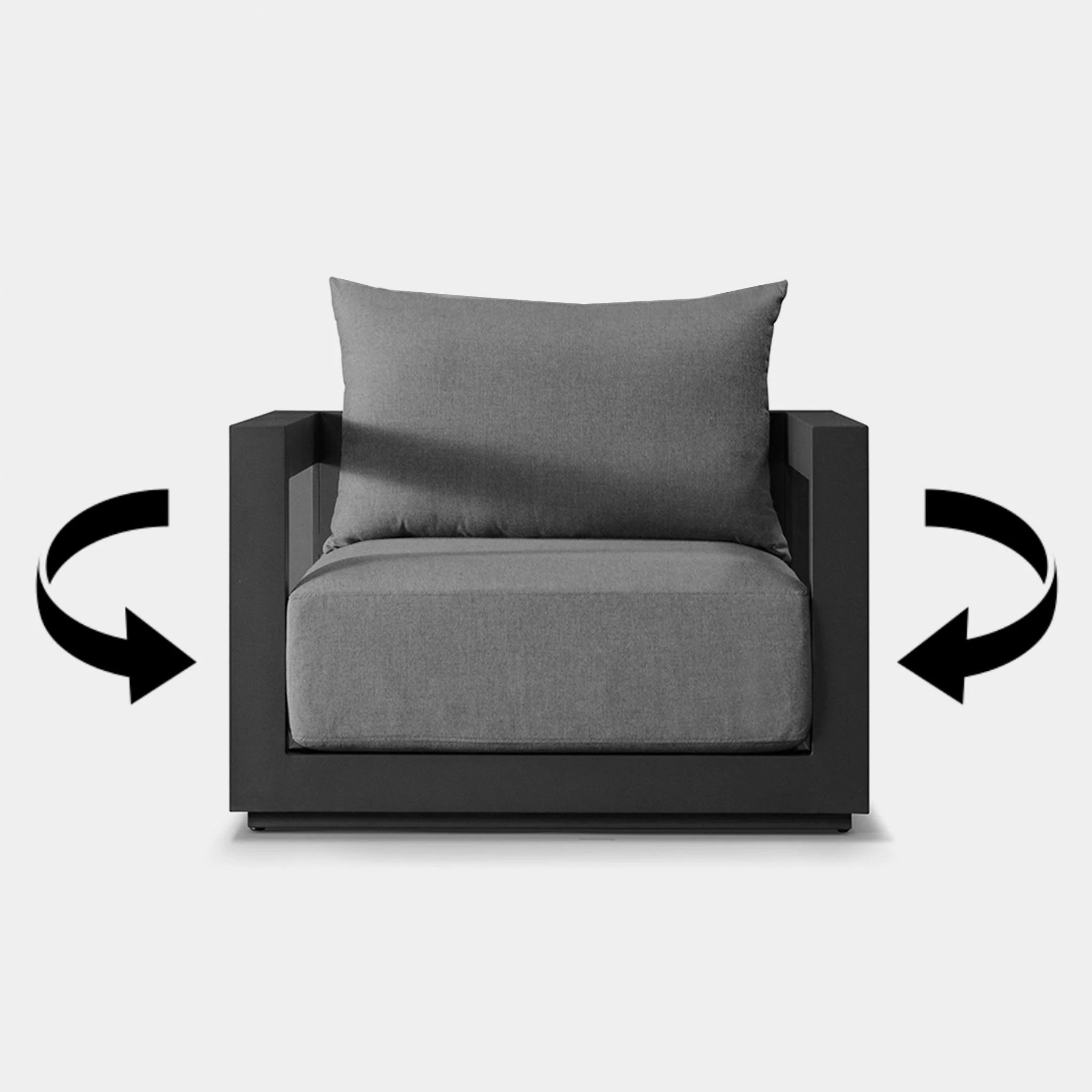 Vaucluse Swivel Lounge Chair - Image 3