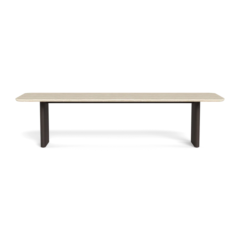 Victoria Aluminum Stone Dining Table 120" - Image 2
