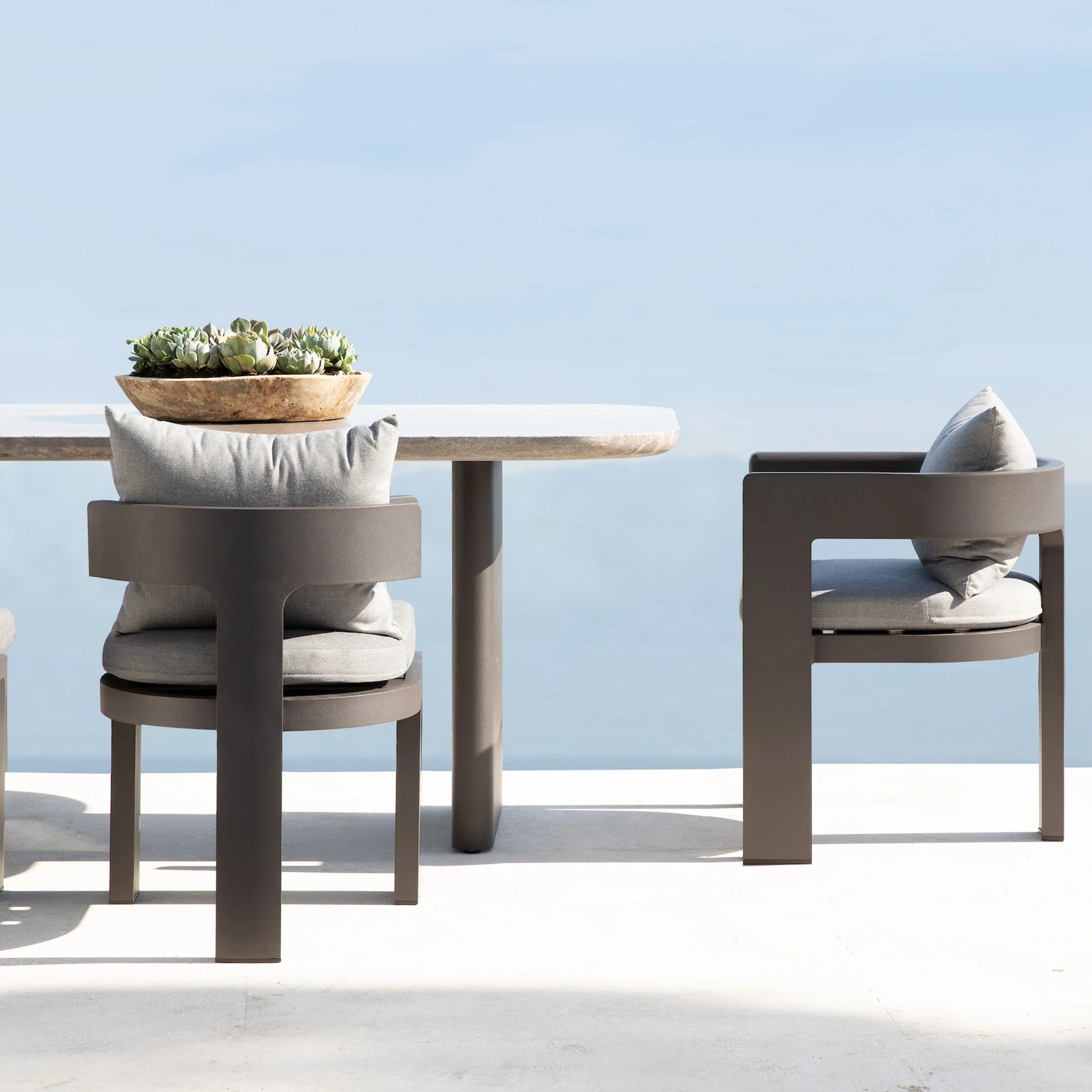 Victoria Stone Dining Table 108" - Image 2
