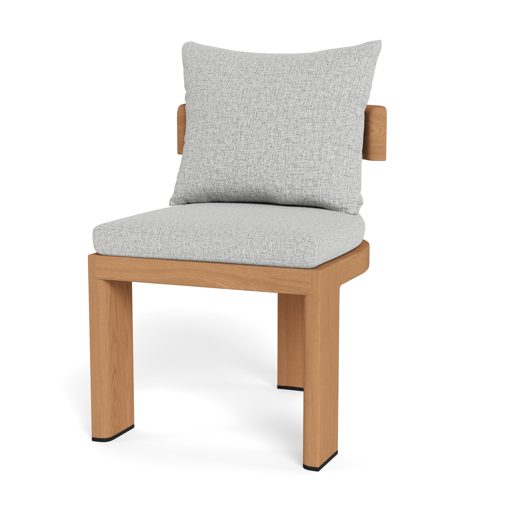 Victoria Teak Armless Dining Chair - Image 2