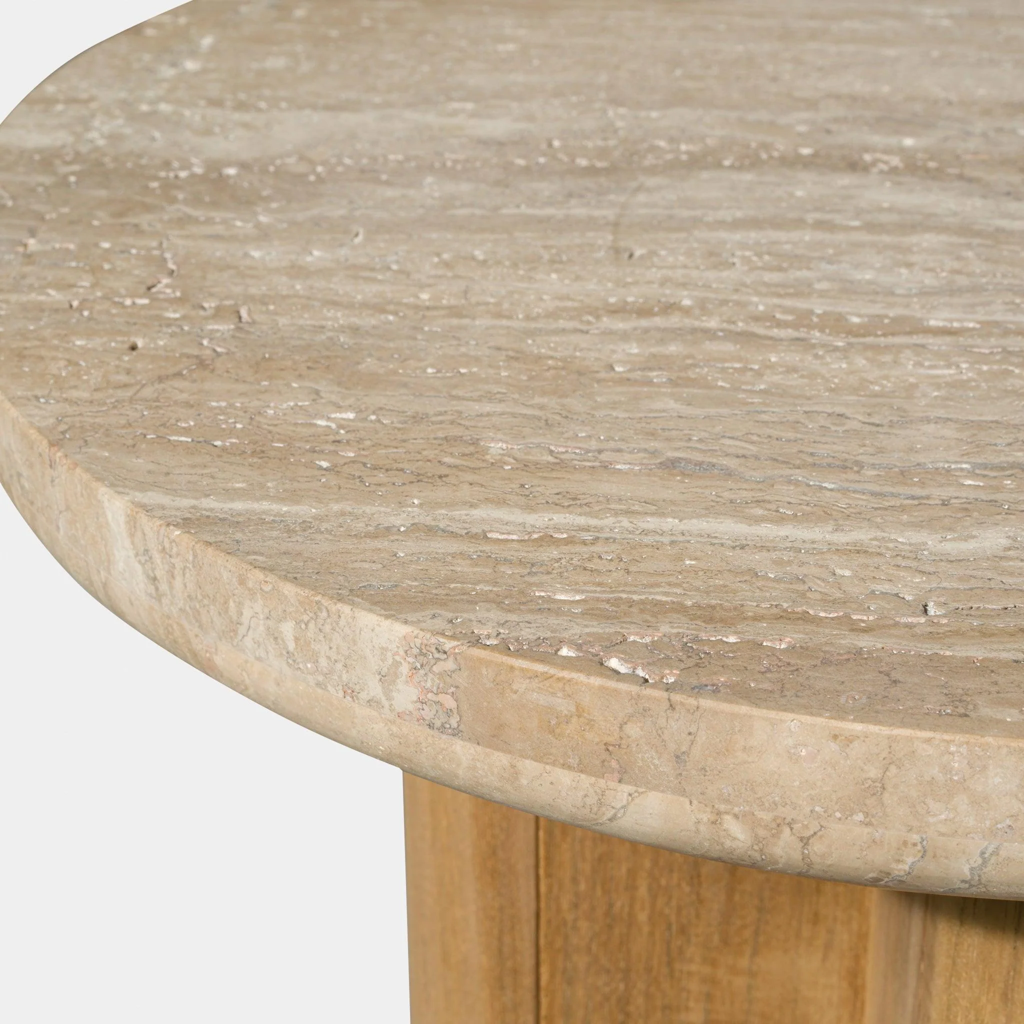 Victoria Teak Side Table - Image 2